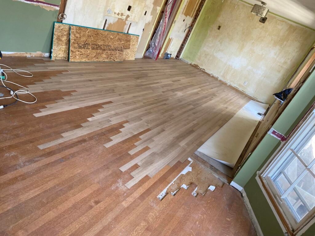 tony flooring repair and sanding